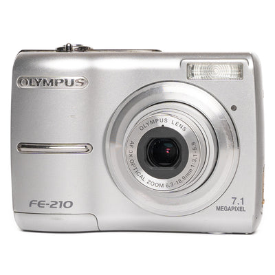 Olympus FE-210 7.1MP Silver Digital Camera - Well Used