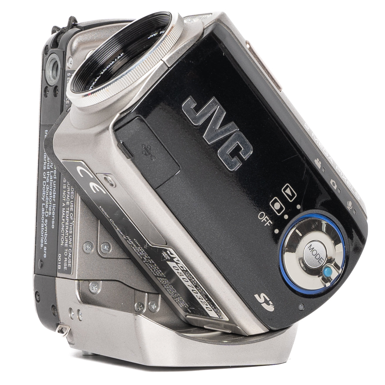 JVC GZ-MC200E Silver Camcorder - Good