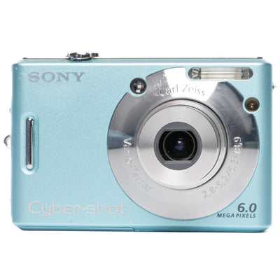 Sony Cyber-shot DSC-W30 6.0MP Blue Digital Camera - Good