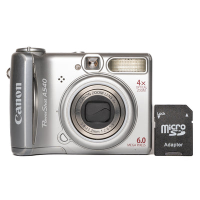 Canon PowerShot A540 6.0MP Silver Digital Camera - Well Used
