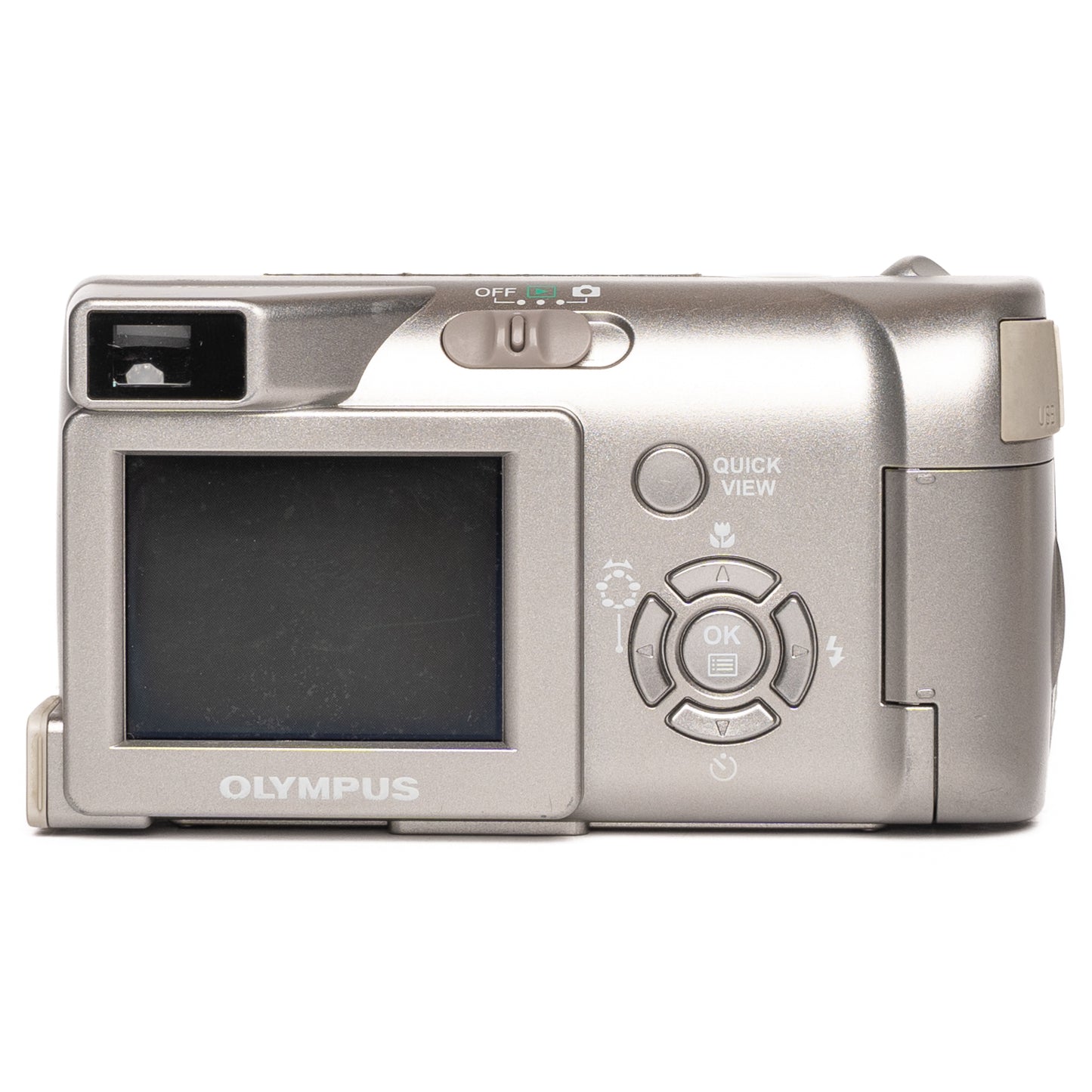 Olympus CAMEDIA C-310 ZOOM 3.2MP Silver Digital Camera - Good
