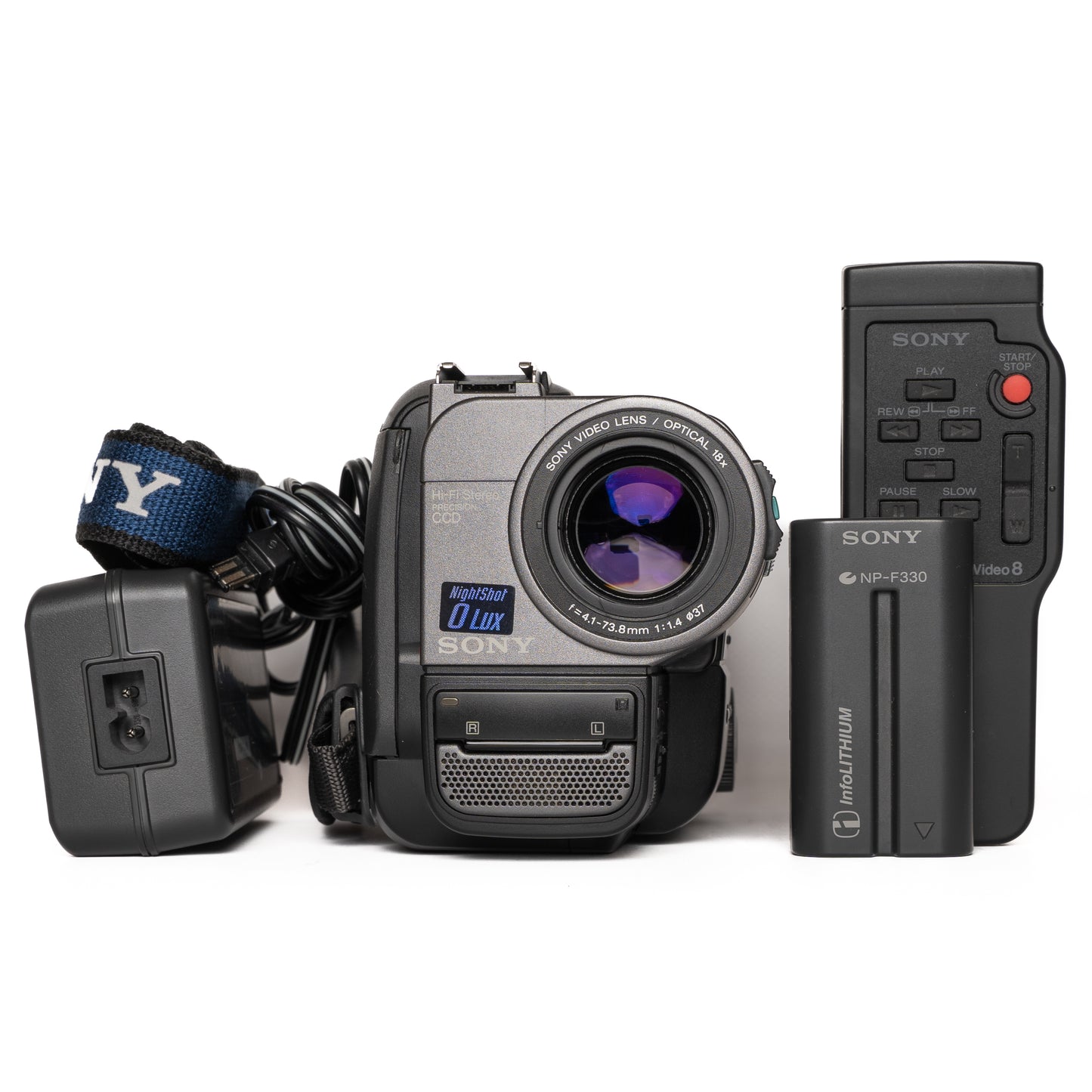 Sony Handycam CCD-TR730E PAL Video 8 Black Camcorder - Mint - SESKO