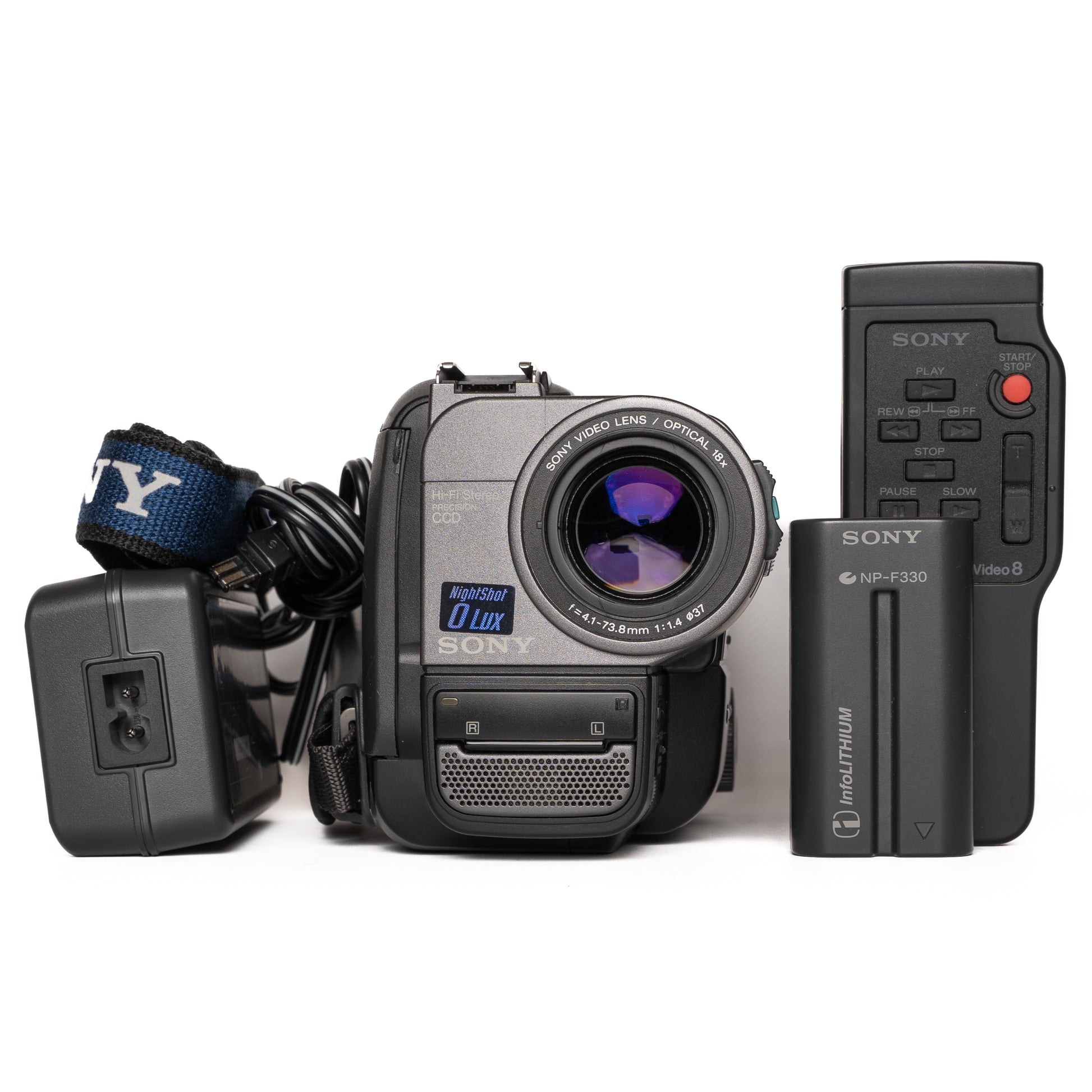 Sony Handycam CCD-TR730E PAL Video 8 Black Camcorder - Mint - SESKO