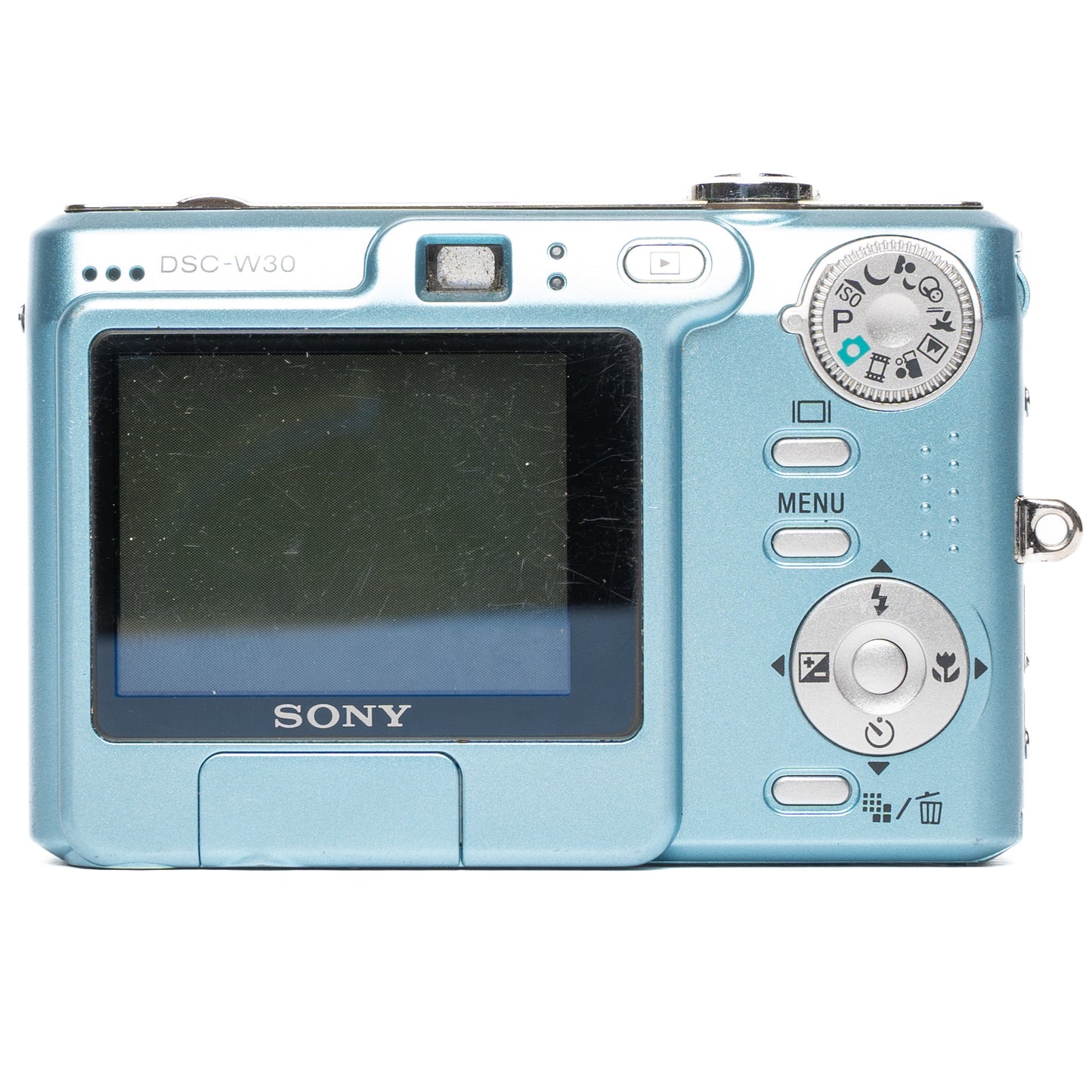 Sony Cyber-shot DSC-W30 6.0MP Blue Digital Camera - Good