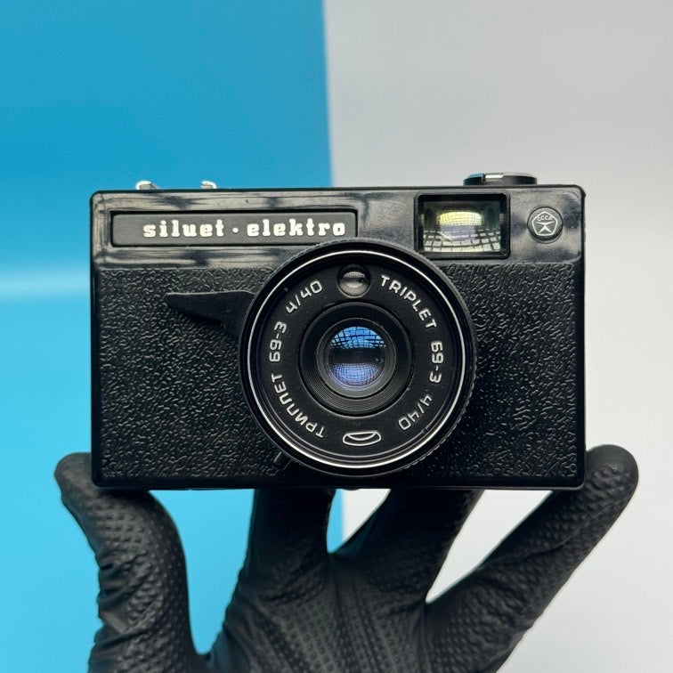 BelOMO Siluet Elektro 35mm Film Camera with Triplet 69-3 4/40 Lens - FULLY FUNCTIONAL