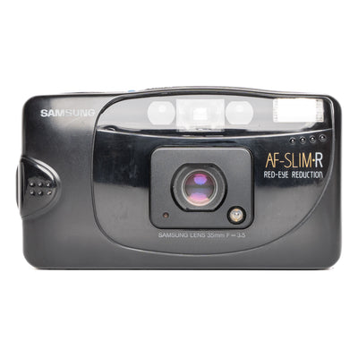 Samsung AF-SLIM R 35mm Black Film Camera - Good
