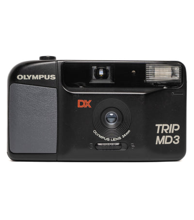Olympus TRIP MD3 35mm Black Film Camera - Good