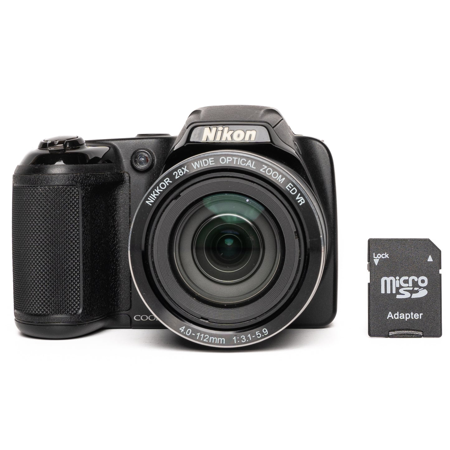 Nikon CoolPix L340 20.2MP Black Digital Camera - Well Used