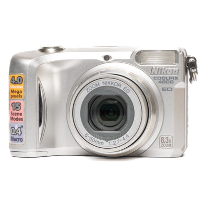 Nikon Coolpix 4800 4.0MP Silver Digital Camera - Good