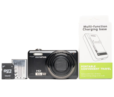Olympus VR-310 14.0MP Black Digital Camera - Good