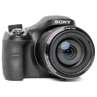 Sony Cyber-shot DSC-H400 20.1MP Black Digital Camera - Good