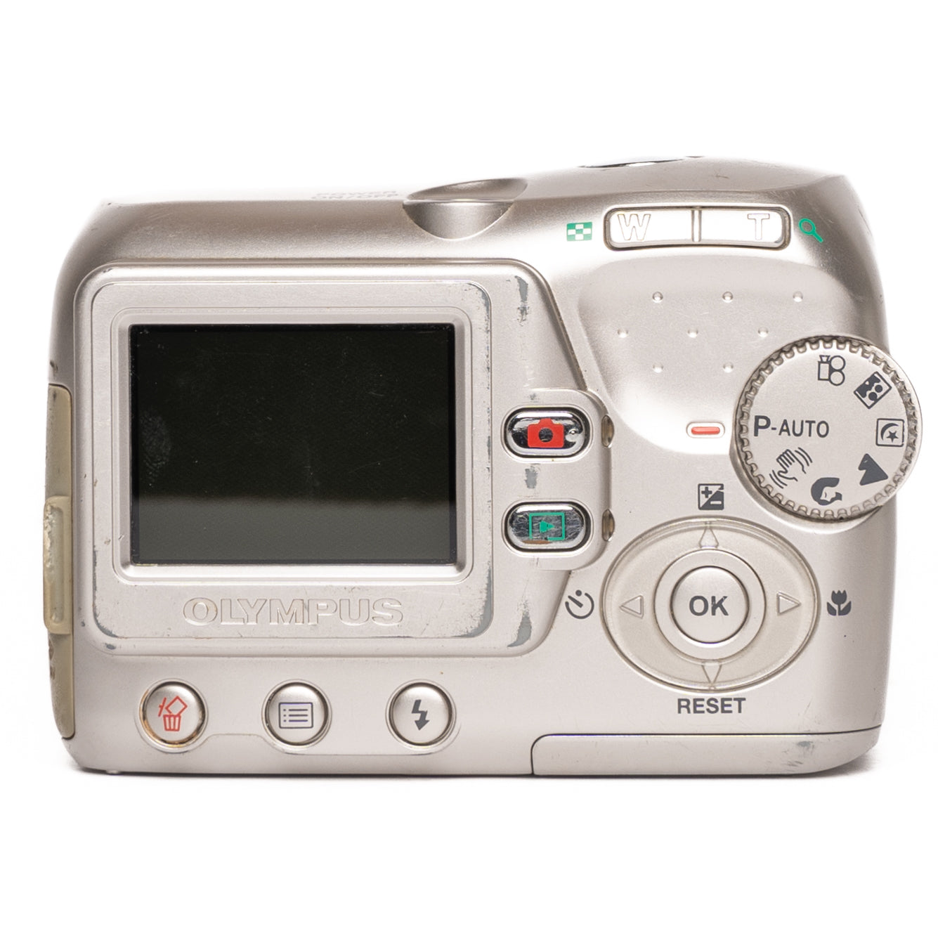Olympus FE-115 5.0MP Silver Digital Camera - Well Used