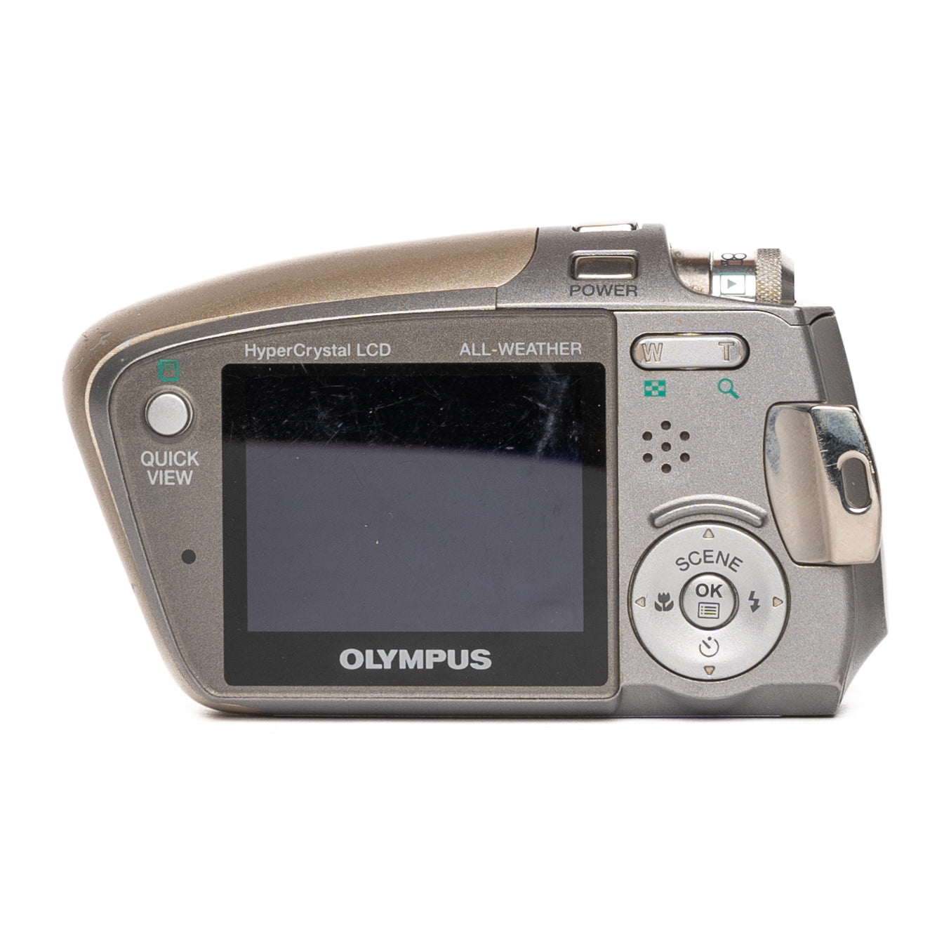 Olympus μ-mini Digital 5.0MP Gold Digital Camera - Good