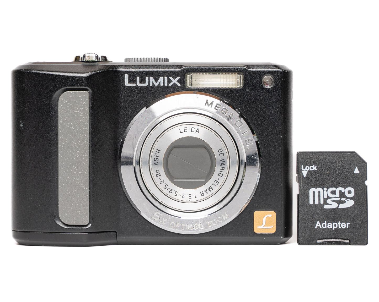 Panasonic LUMIX DMC-LZ8 8.0MP Black Digital Camera - Good