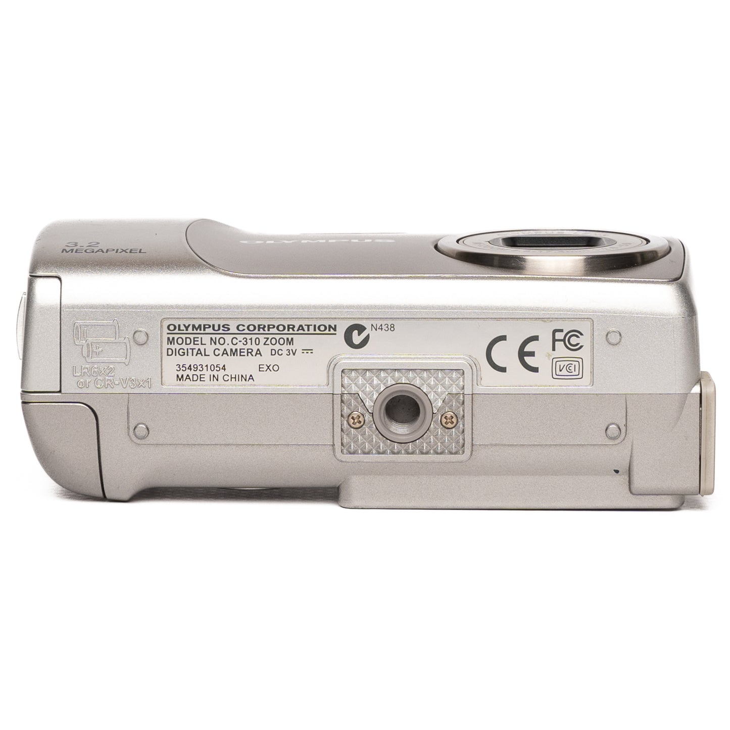 Olympus CAMEDIA C-310 ZOOM 3.2MP Silver Digital Camera - Good