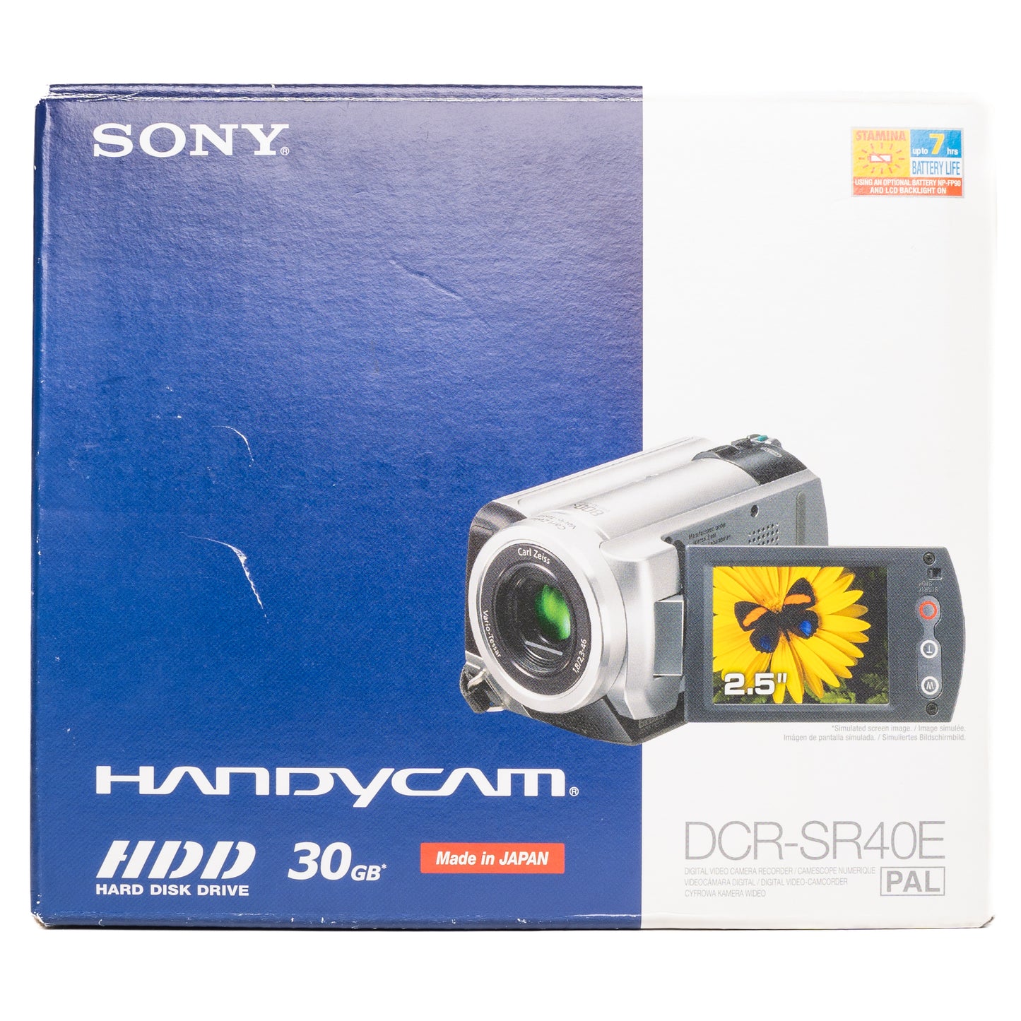 Sony Handycam DCR-SR40 Silver Digital Camcorder - Good