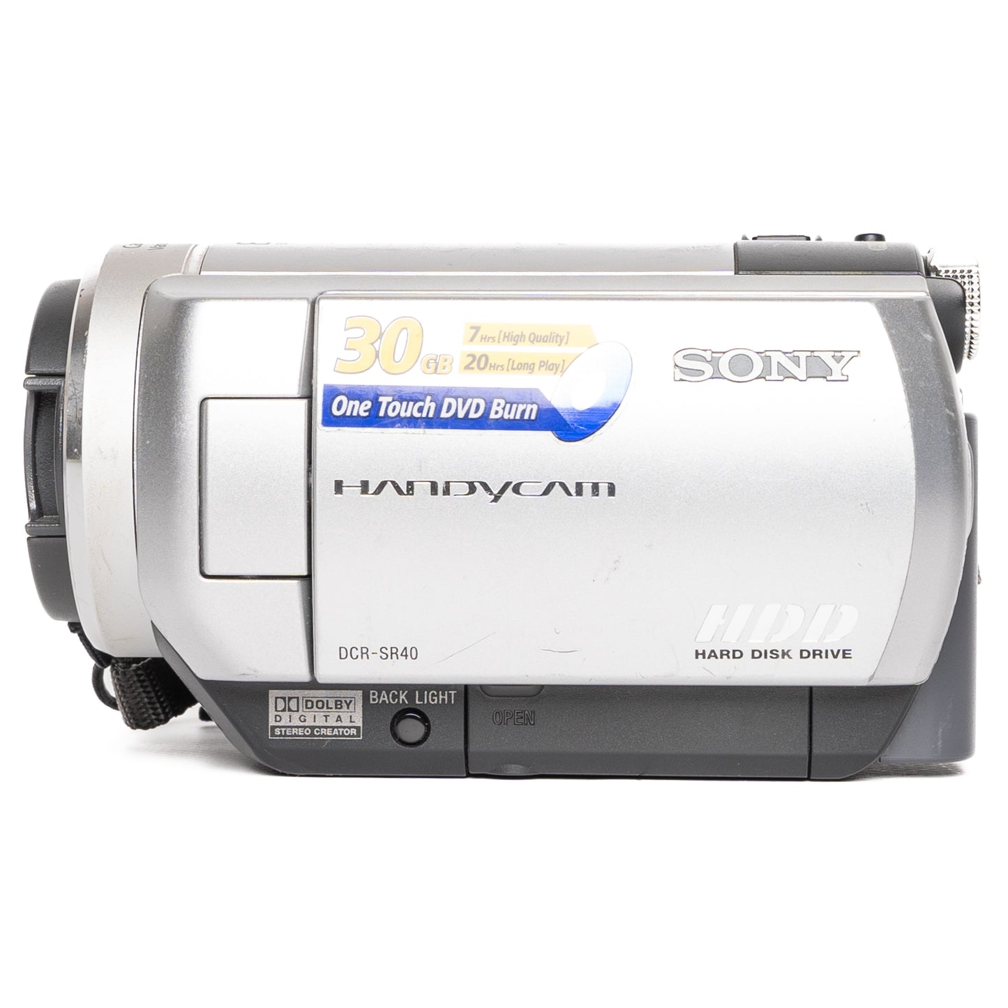 Sony Handycam DCR-SR40 Silver Digital Camcorder - Good
