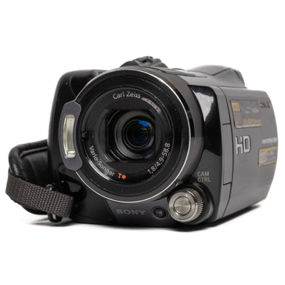 Sony Handycam Super SteadyShot HDR-SR12 10.2MP Black Digital Camcorder - Good