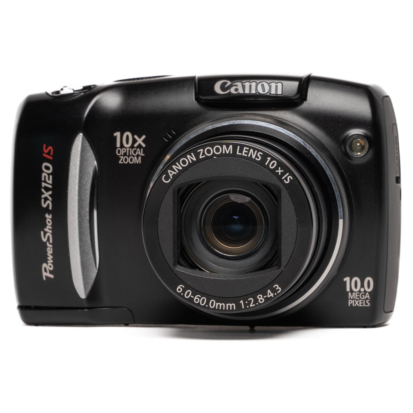 Canon PowerShot SX120 IS 10.0MP Black Digital Camera - Good