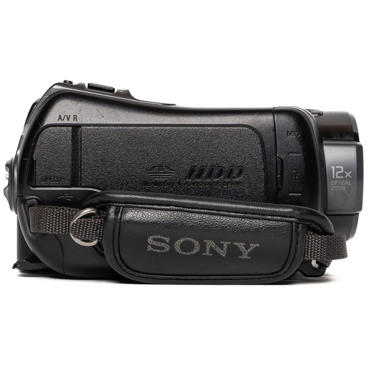 Sony Handycam Super SteadyShot HDR-SR12 10.2MP Black Digital Camcorder - Good