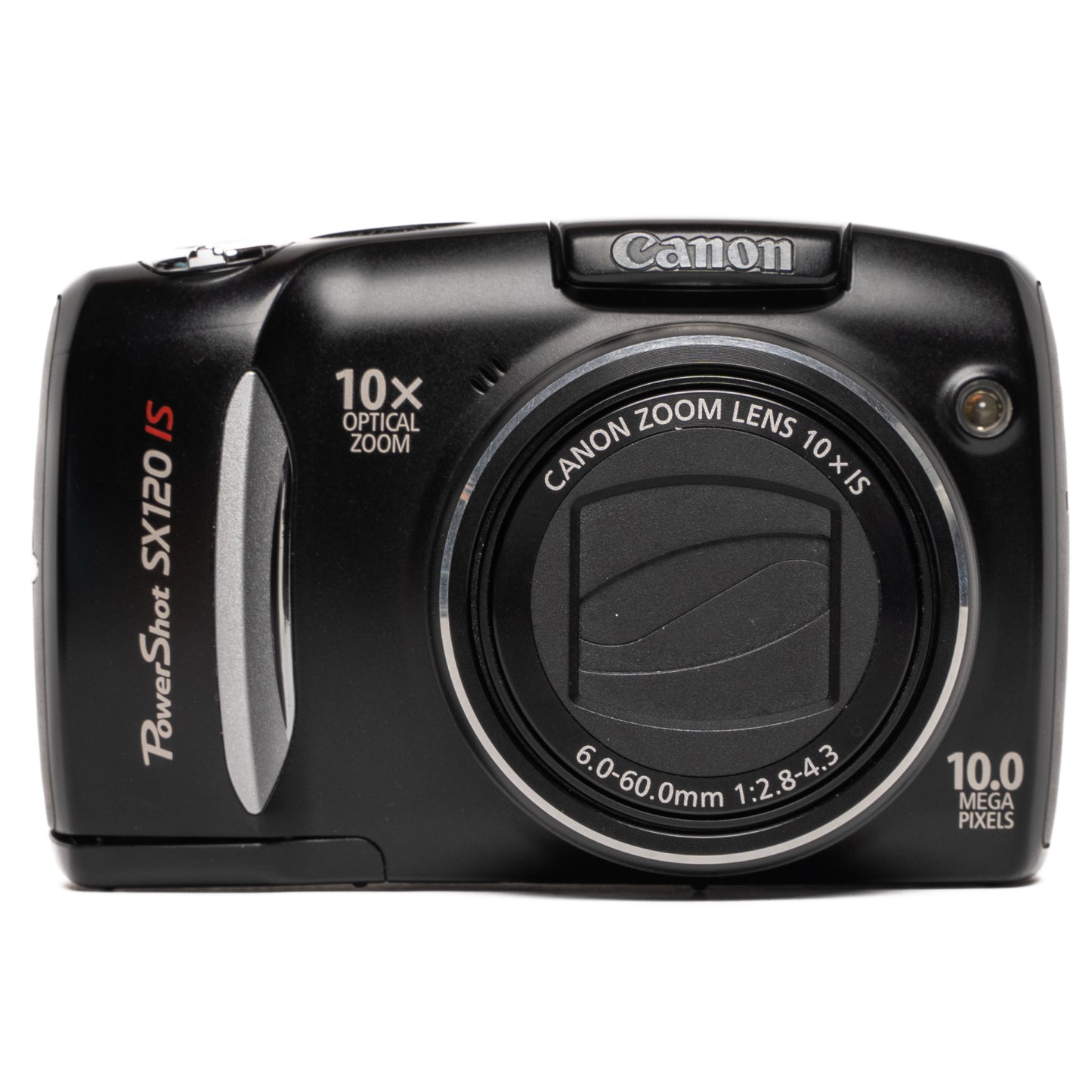 Canon PowerShot SX120 IS 10.0MP Black Digital Camera - Good