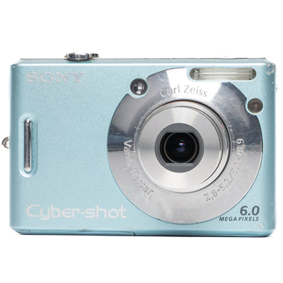 Sony Cyber-shot DSC-W30 6.0MP Blue Digital Camera - Well Used