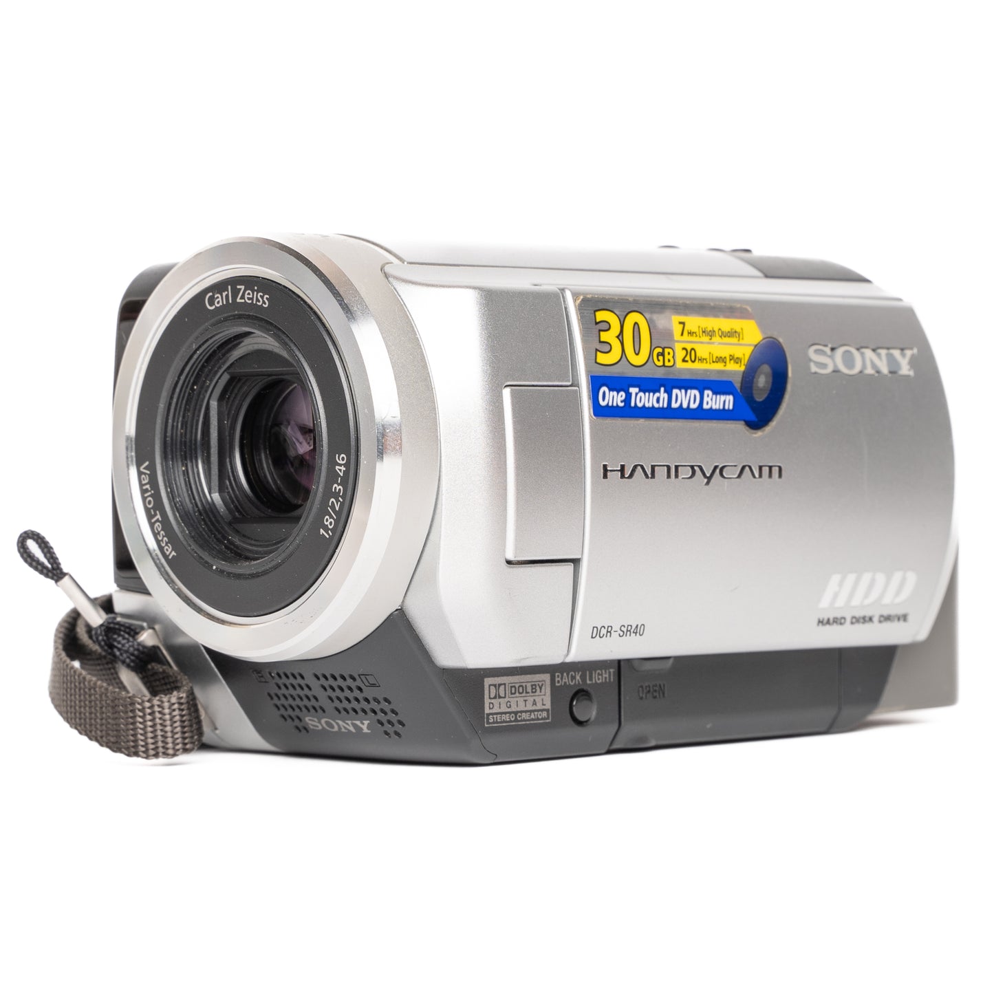 Sony Handycam DCR-SR40 Silver Digital Camcorder - Good