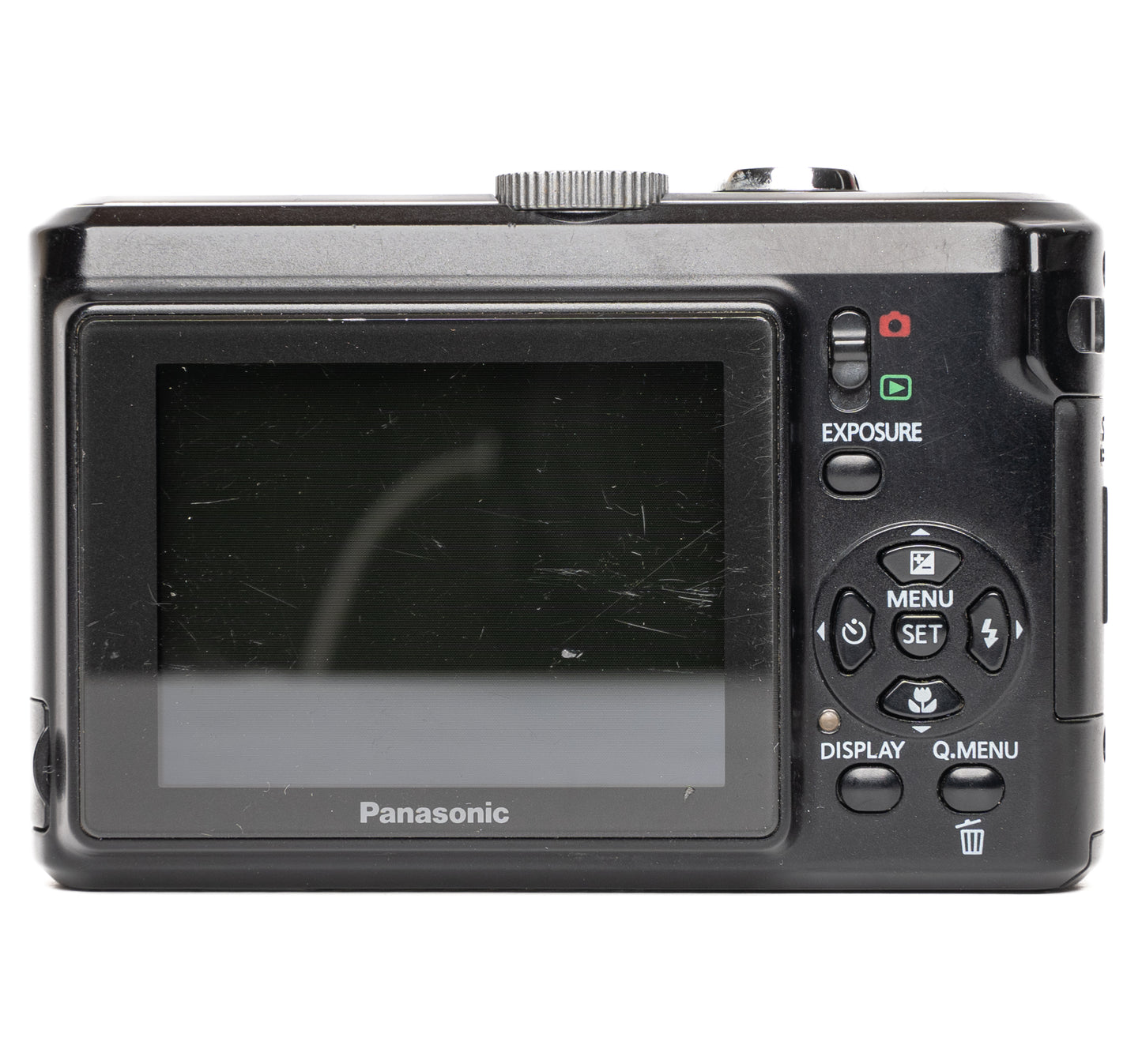 Panasonic LUMIX DMC-LZ8 8.0MP Black Digital Camera - Good