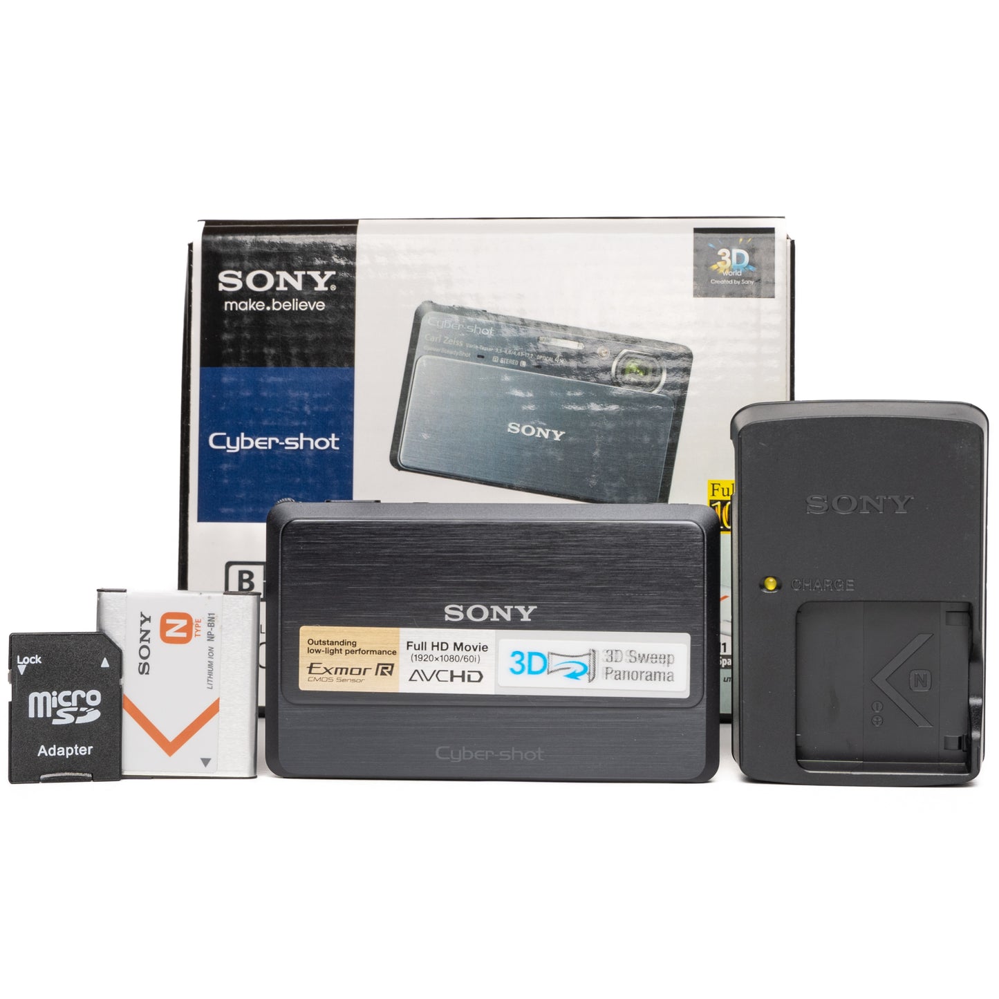 Sony Cyber-shot DSC-TX9 12.2MP Black - NEW