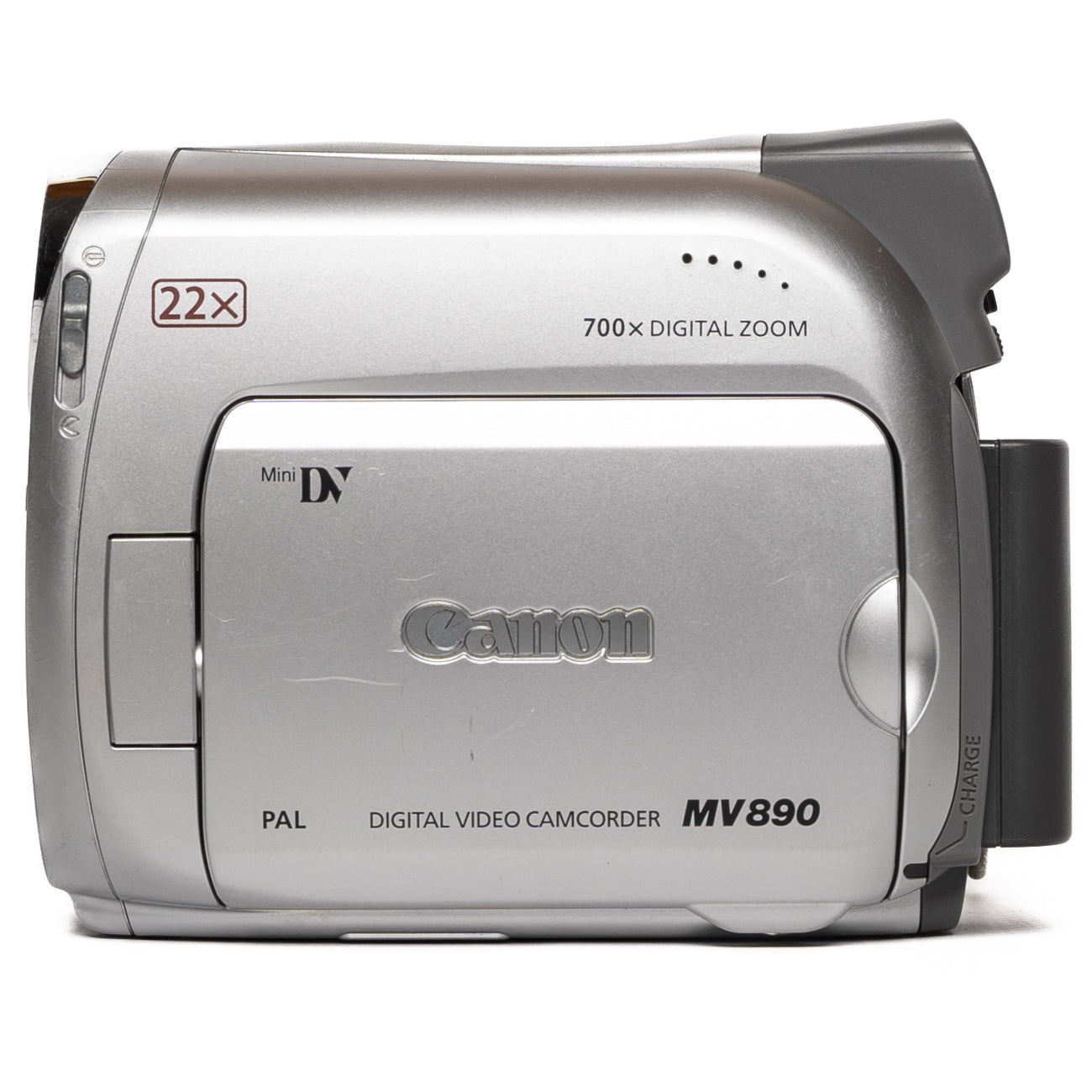 Canon MV890 Handheld MiniDV Silver Digital Camcorder - Good