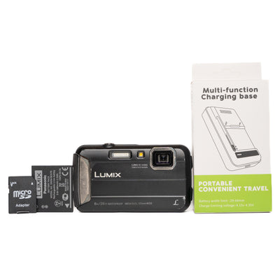 Panasonic LUMIX DMC-FT30 16.1MP Black Digital Camera - Well Used