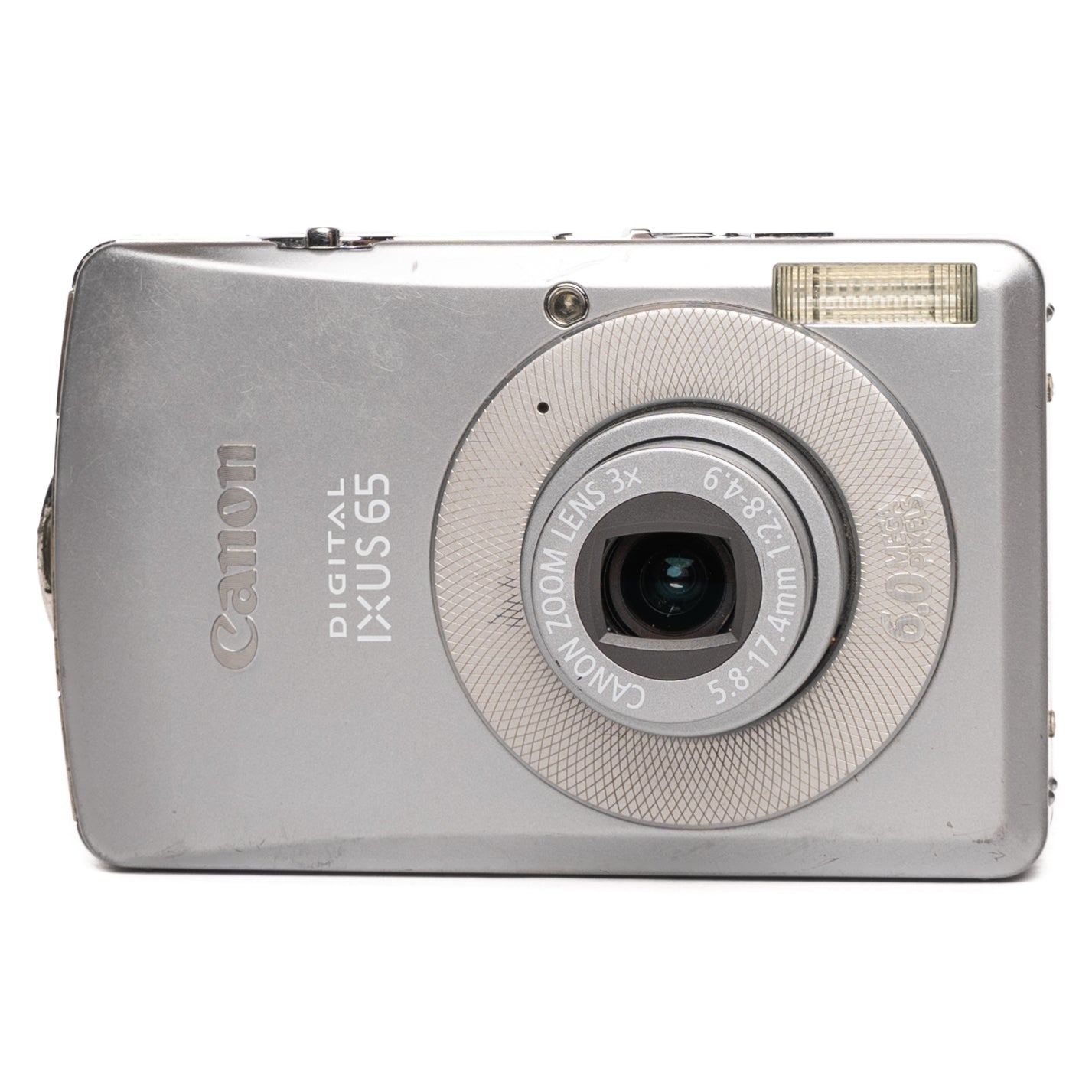 Canon Digital IXUS 65 6.0MP Silver Digital Camera - Well Used