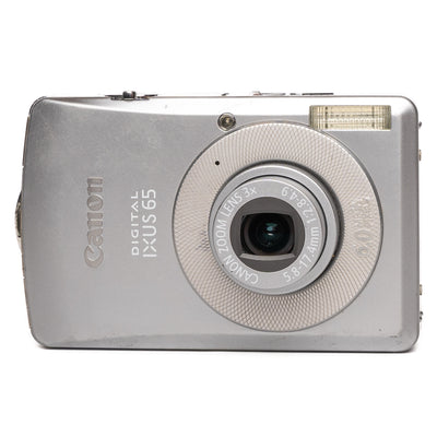 Canon Digital IXUS 65 6.0MP Silver Digital Camera - Well Used