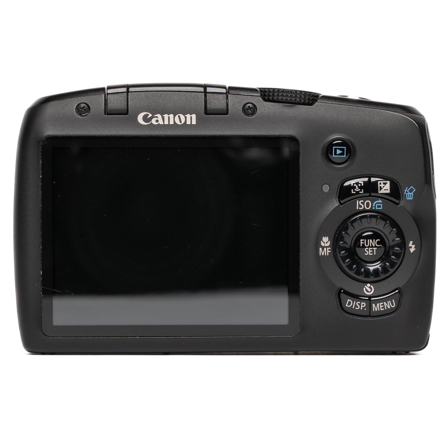 Canon PowerShot SX120 IS 10.0MP Black Digital Camera - Good