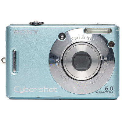 Sony Cyber-shot DSC-W30 6.0MP Blue Digital Camera - Well Used