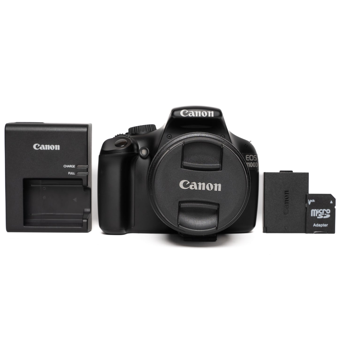 Canon EOS 1100D Digital SLR with EFS 18-55mm Black Digital Camera - Mint