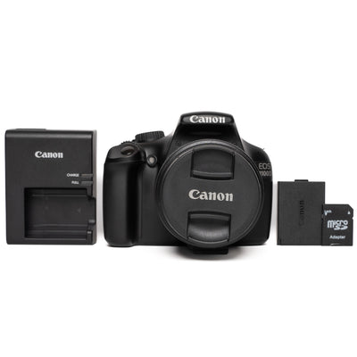 Canon EOS 1100D Digital SLR with EFS 18-55mm Black Digital Camera - Mint