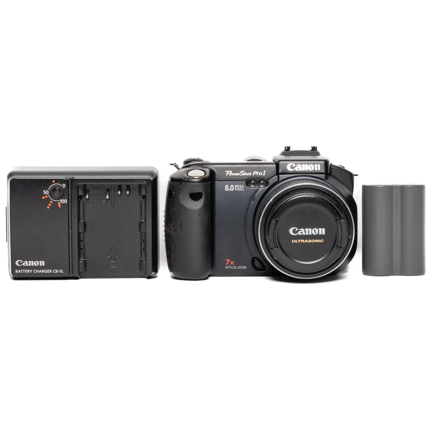 Canon PowerShot Pro1 8.0MP Black Digital Camera - Good