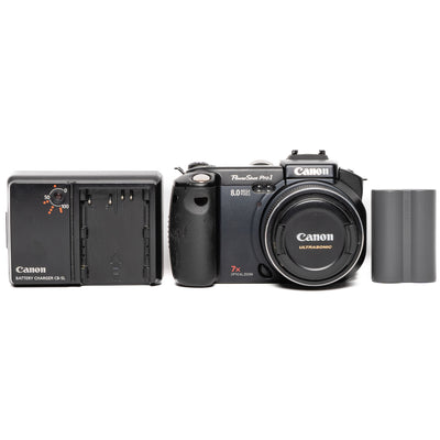 Canon PowerShot Pro1 8.0MP Black Digital Camera - Good