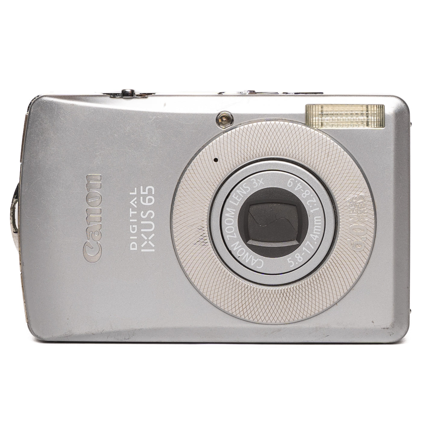 Canon Digital IXUS 65 6.0MP Silver Digital Camera - Well Used
