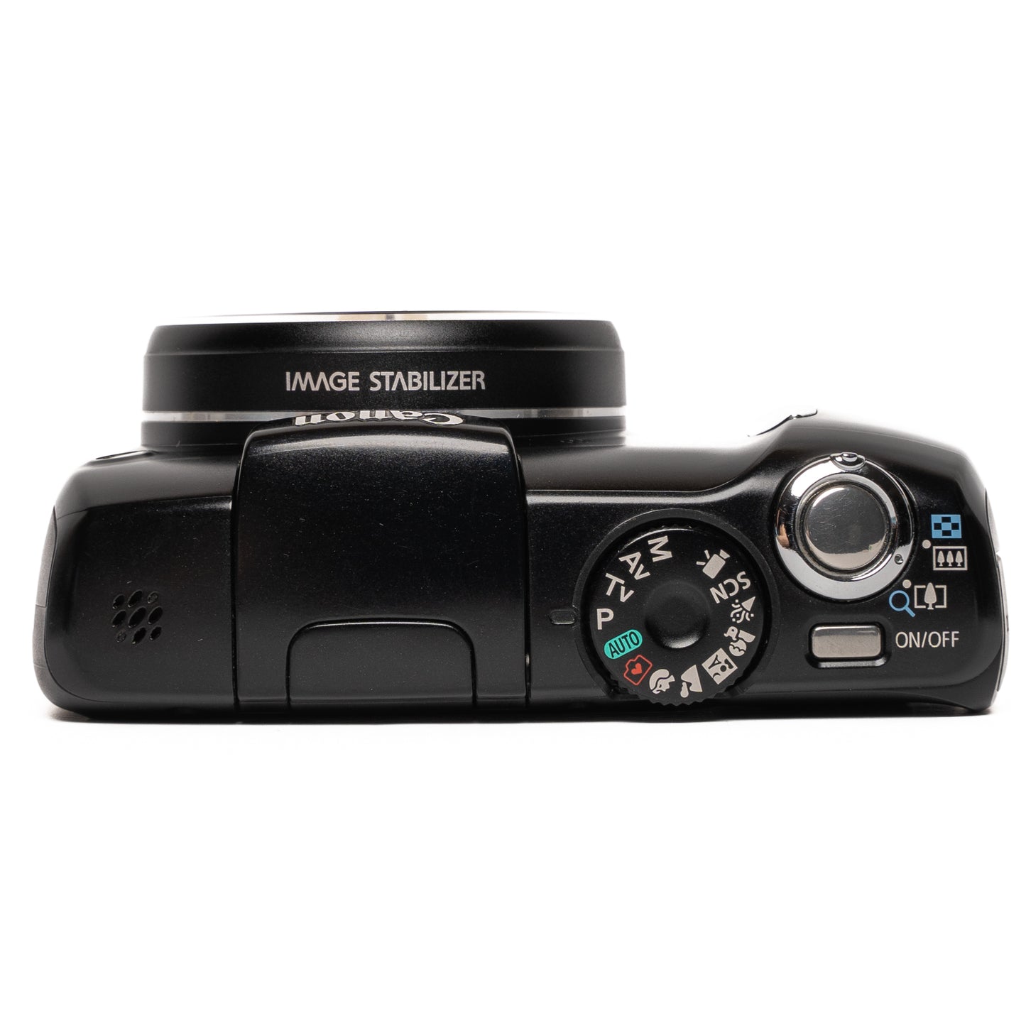 Canon PowerShot SX120 IS 10.0MP Black Digital Camera - Good