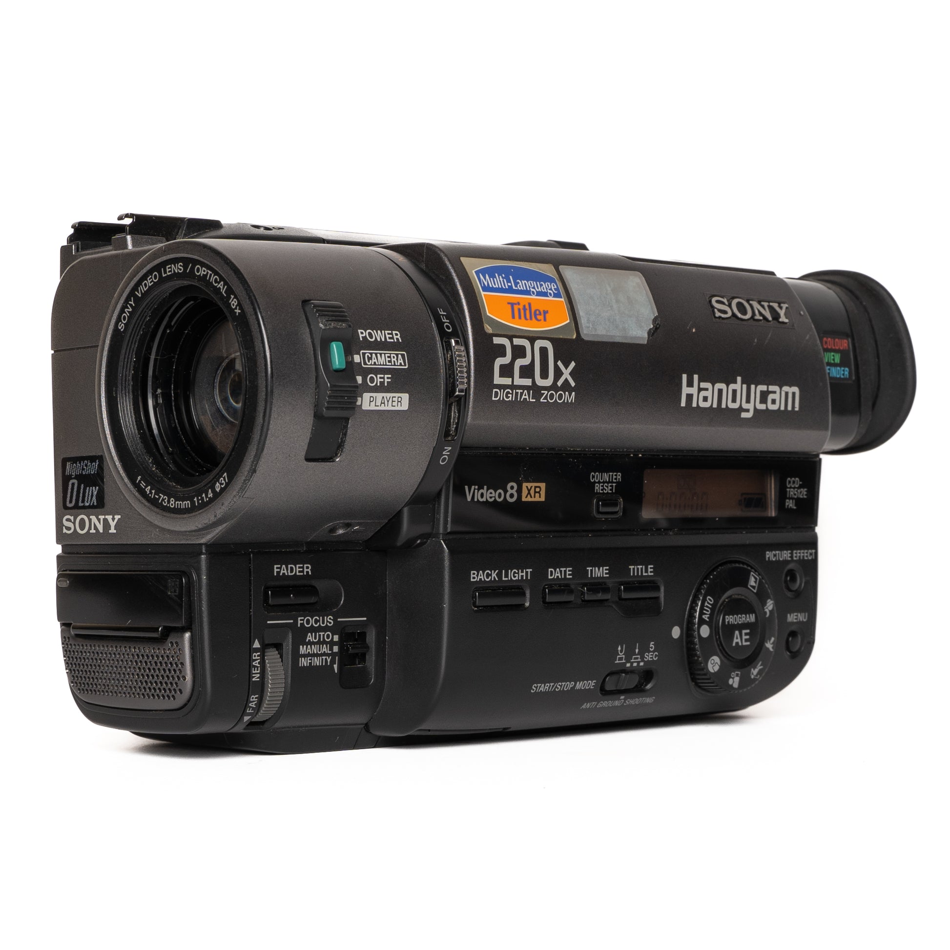 Sony Handycam CCD-TR512E PAL Video 8 Gray Camcorder - Good - SESKO