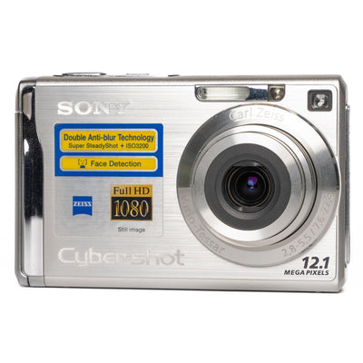 Sony Cyber-shot DSC-W200 12.1MP Silver Digital Camera - Mint