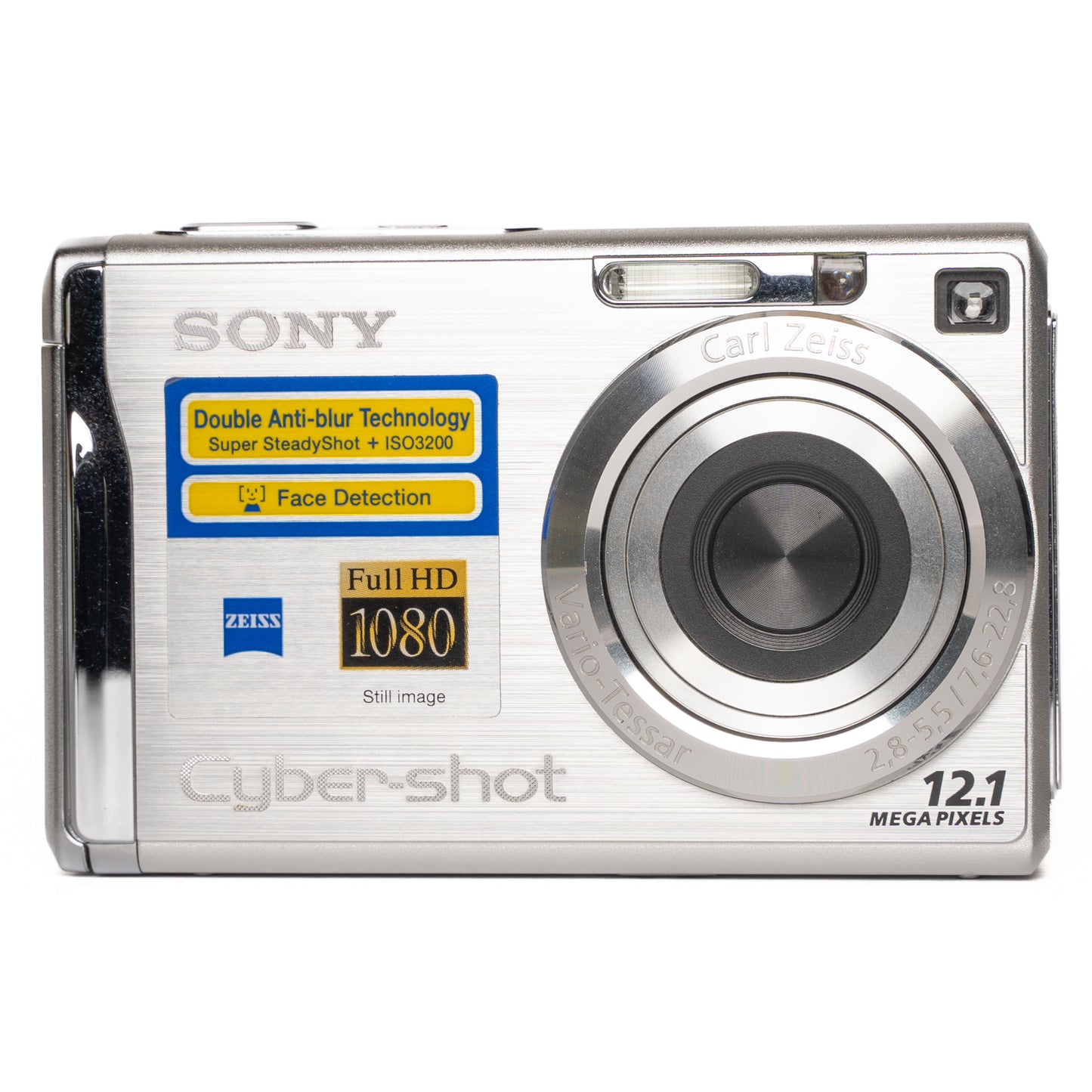 Sony Cyber-shot DSC-W200 12.1MP Silver Digital Camera - Mint