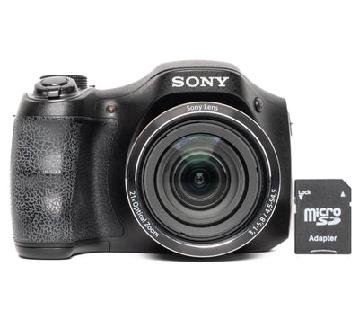 Sony Cyber-shot DSC-H100 16.1MP Black Digital Camera - Good