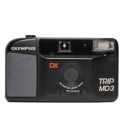 Olympus TRIP MD3 35mm Black Film Camera - Good