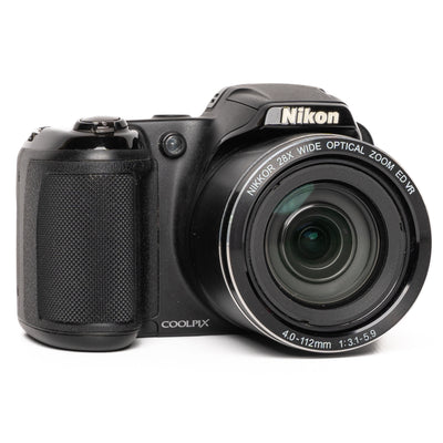 Nikon CoolPix L340 20.2MP Black Digital Camera - Well Used