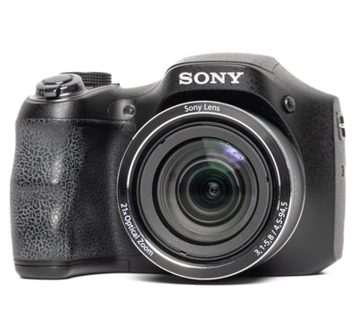 Sony Cyber-shot DSC-H100 16.1MP Black Digital Camera - Good