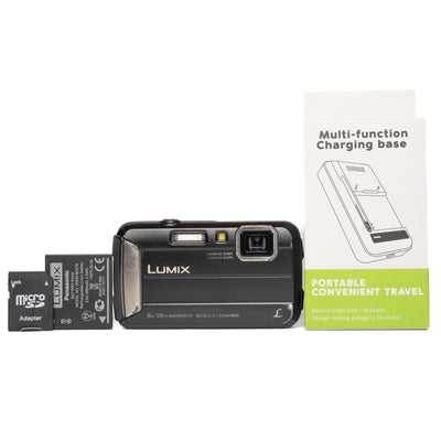 Panasonic LUMIX DMC-FT30 16.1MP Black Digital Camera - Well Used