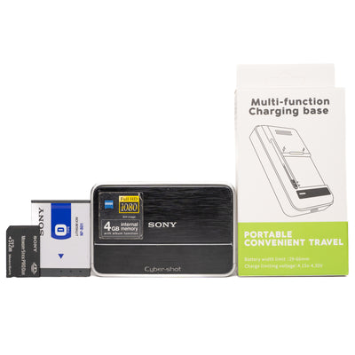 Sony Cyber-shot DSC-T2 8.1MP Black Digital Camera - Well Used